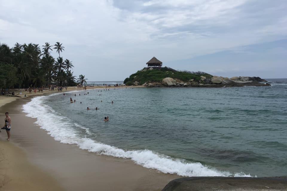 Vista del Cabo San Juan del Guía en el Parque Tayrona.